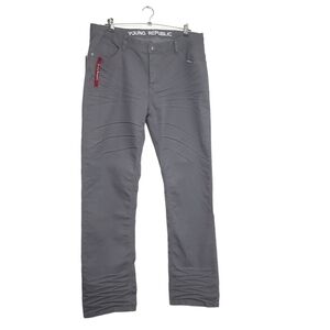 Young Republic Gray Rushed Stitch Jeans Size 38